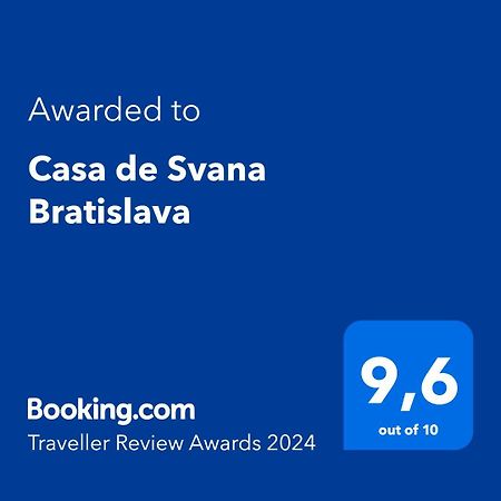 Casa Del Svana Братислава Екстер'єр фото